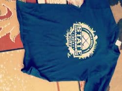 لباس آستین بلند سورمه ای در حد نو