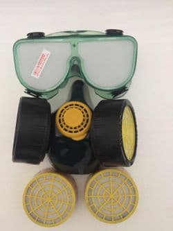 ست ماسك و عينك با 4 فيلتر يدك