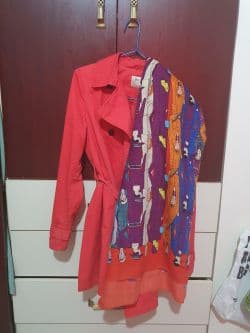 بارانی برشکا و شال ست