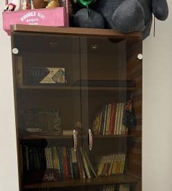 کتابخانه دارای دو لامپ