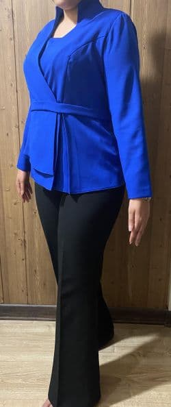 کت برند دوز آبی درباری