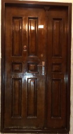 فوری درب آپارتمانی چوبی یک و نیم لنگه(210×110)