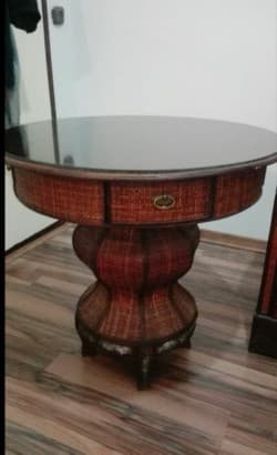 ست میز آرایش دست ساز خارجی به همراه میز گرد