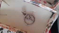 آویز گردنبند نقره مدل قلب