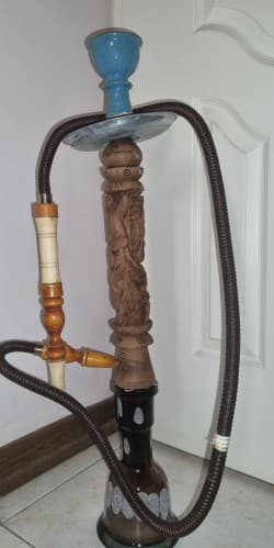 قلیان چوبی تنگ ضد ضربه