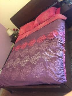 سرویس خواب 2نفره با تشک ، دراور و پاتختی به علت جابجایی