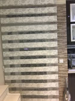 پرده زبرا در حد نو ابعاد 2/5*1/20