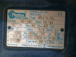 پمپ آب پنتاکس