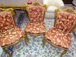 3 عدد صندلی تمام استیل سلطنتی